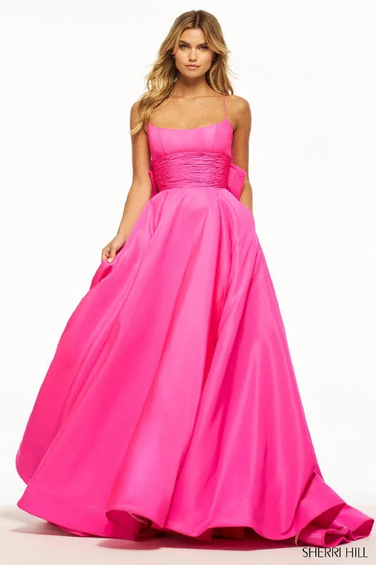 women's evening dressesSherri Hill 55996 - Scoop Empire Ballgown