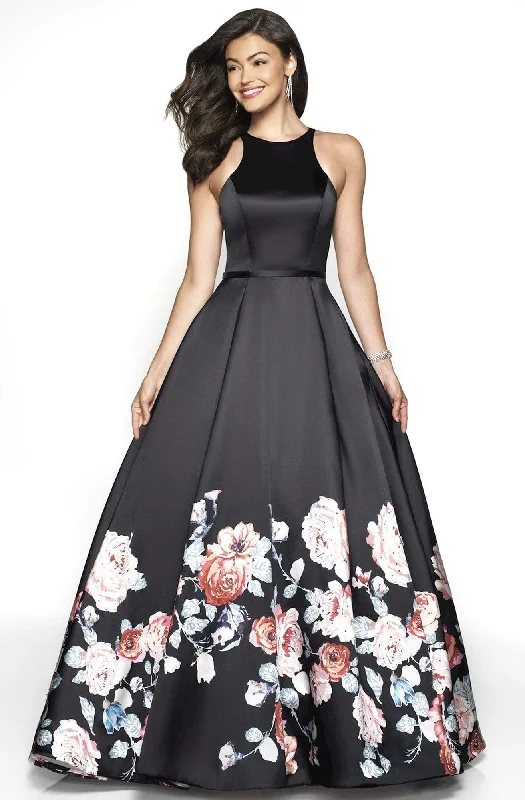 women's made-to-order dressesBlush by Alexia Designs - Jewel Floral Print Ballgown 11136ZSC