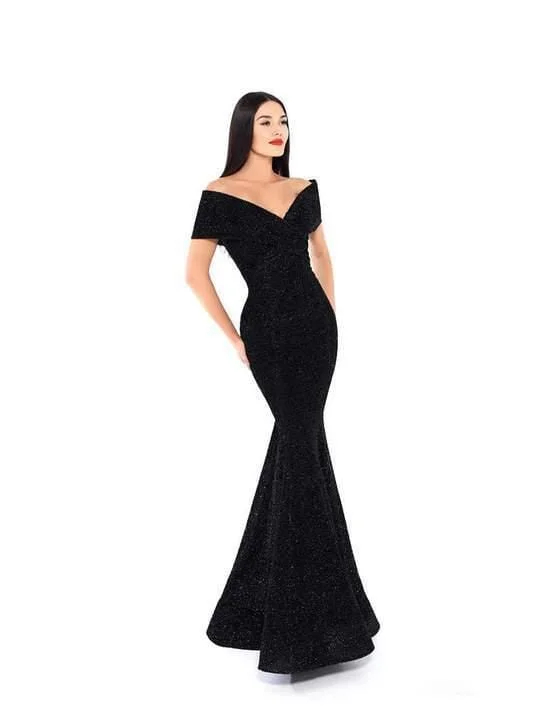 women's lightweight dressesTarik Ediz - 93636 Off Shoulder Mermaid Formal Gown