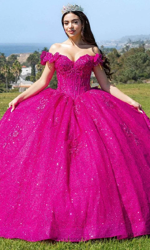 women's bodycon dressesCinderella Couture 8120J - Off-Shoulder Beaded Ballgown