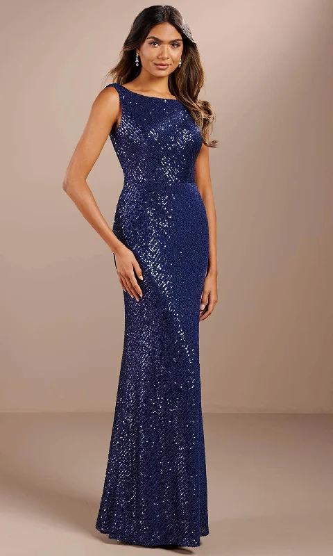 women's boho dressesChristina Wu Celebration 22207 - Open Back Sequined Gown