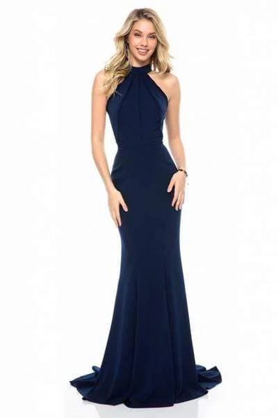 women's empire-line dressesSherri Hill - High Halter Mermaid Evening Dress 51682 - 1 pc Black In Size 6 Available