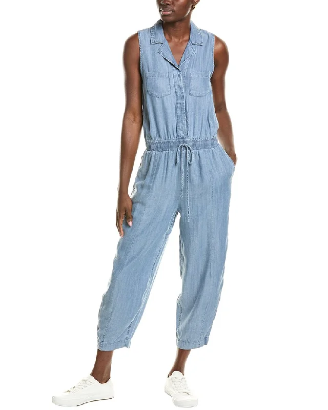 women's jumpsuits with metallic finishesSplendid Carlotta Jumpsuit