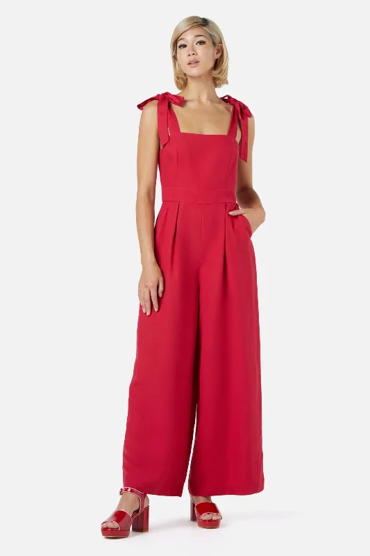 women's jumpsuits with off-the-shoulder necksPortia Jumpsuit