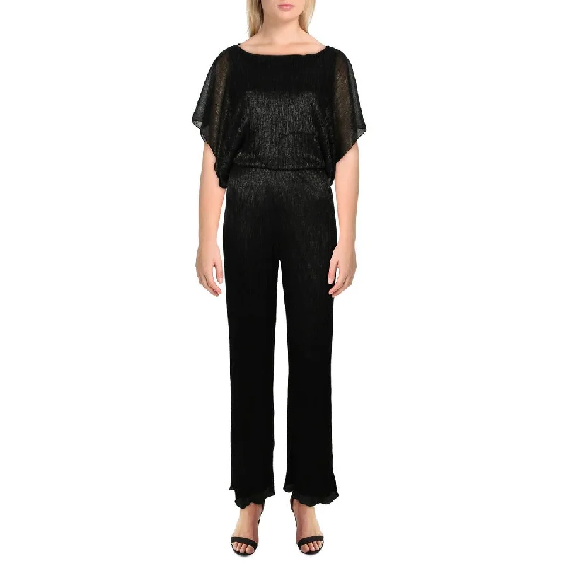 women's jumpsuits for petite womenWomens Metallic Doman Jumpsuit