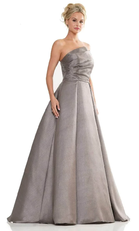 women's tall dressesRina di Montella RD2981 - Asymmetrical A-Line Evening Dress