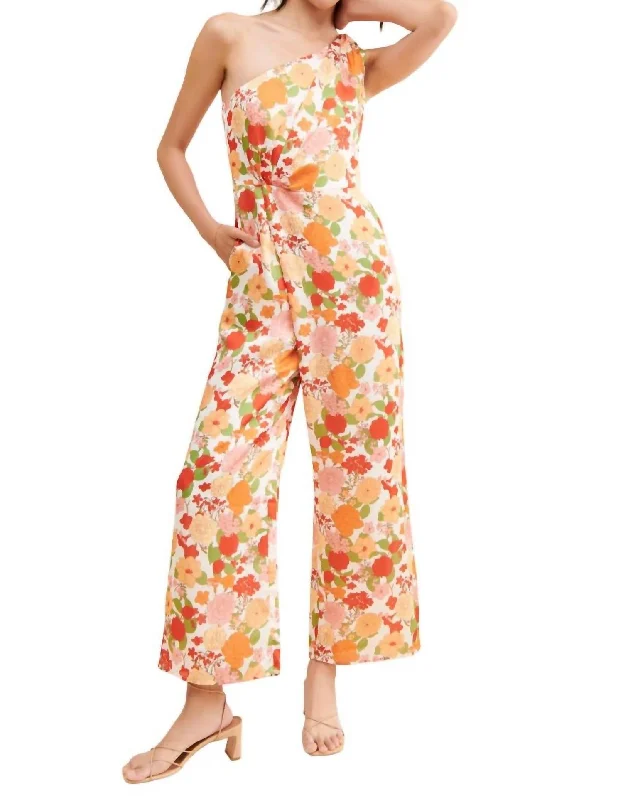 women's jumpsuits for runningNolana Satin Jumpsuit In Multi