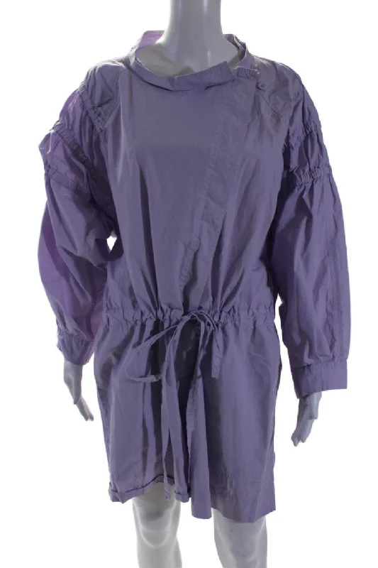 women's chic jumpsuitsAKNVAS Womens Ketevan Romper Purple