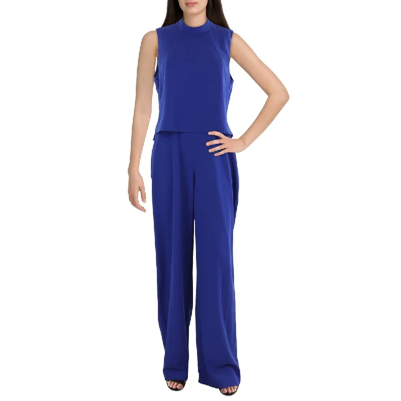 women's jumpsuits made of satinWomens Sleeveless Wide Leg Jumpsuit