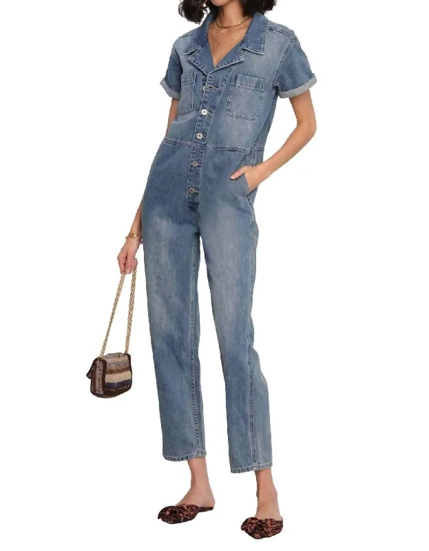 women's jumpsuits for loungingDexter Jumpsuit In River