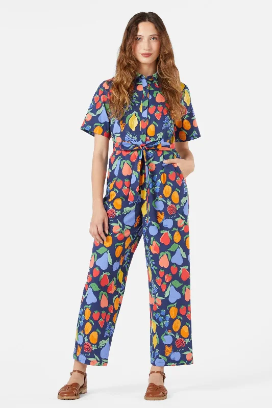 women's jumpsuits with bow tiesFruit Bowl Jumpsuit