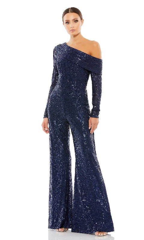 women's chic jumpsuitsSequin Formal Jumpsuit 26596 by Mac Duggal