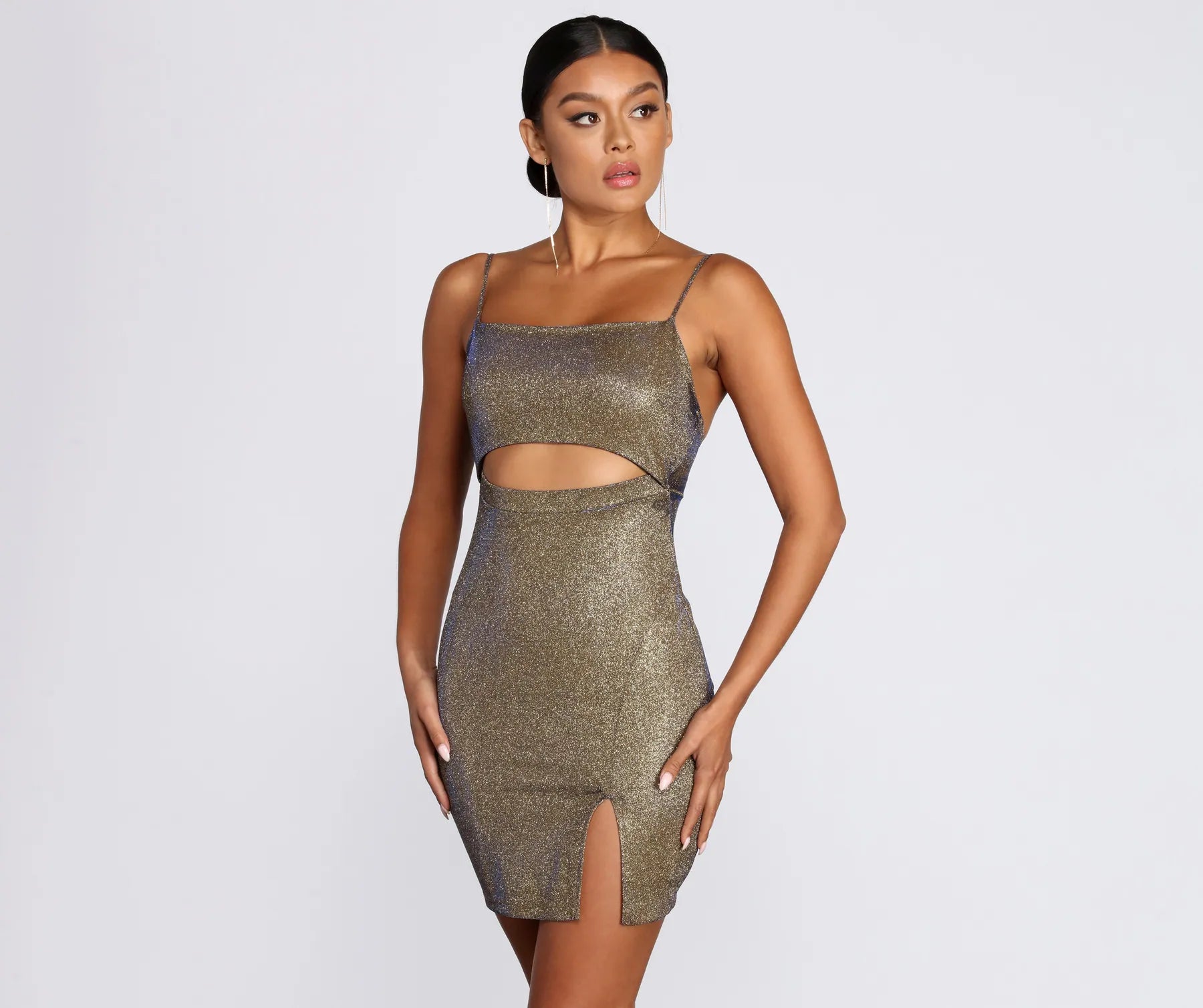 women's retro dressesParty With Me Glitter Mini Dress