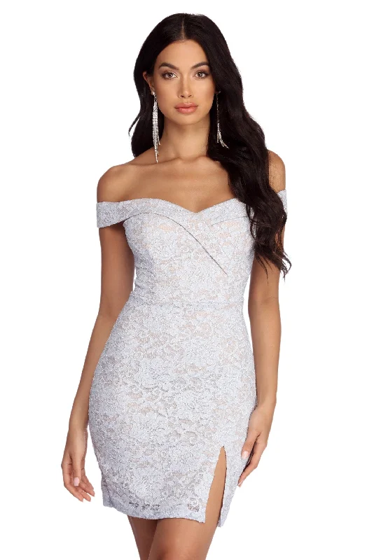 women's maxi dresses50 Shades Of Lace Mini Dress