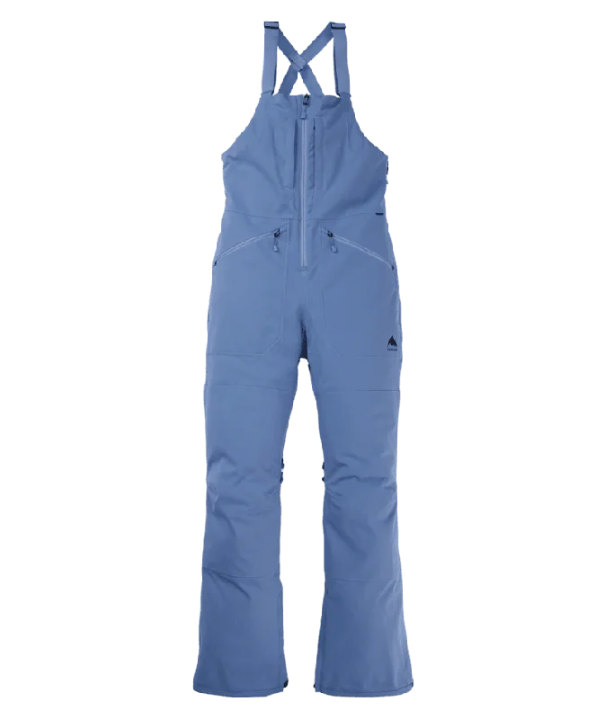 women's running pantsBURTON Women's Reserve 2L Stretch Bib Snowboard Pants Slate Blue 2024