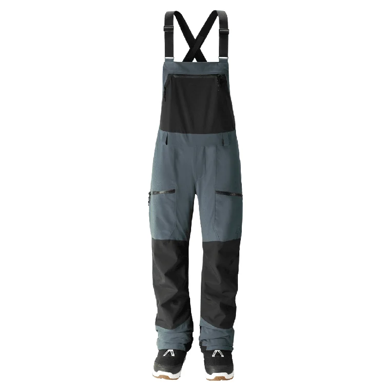 women's ankle-length pantsJONES Women's MTN Surf Recycled Bib Snowboard Pants Dawn Blue 2024