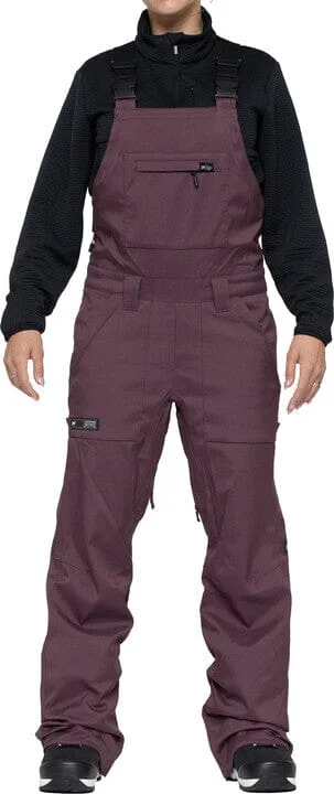 women's lace-up pantsL1 Women's Loretta Bib Overall Snowboard Pants Huckleberry 2024