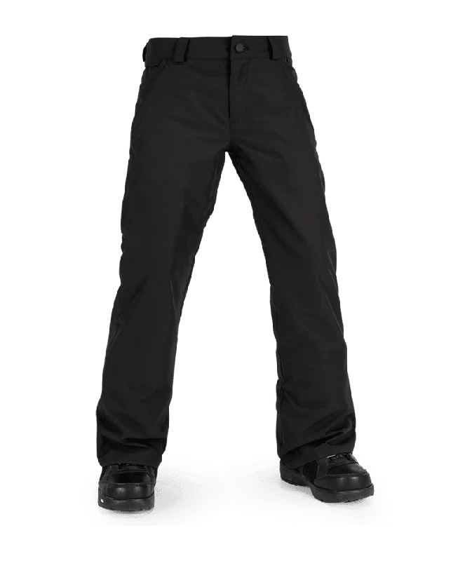 women's everyday pantsVOLCOM Kids Freakin Chino Insulated Snowboard Pants Black 2024