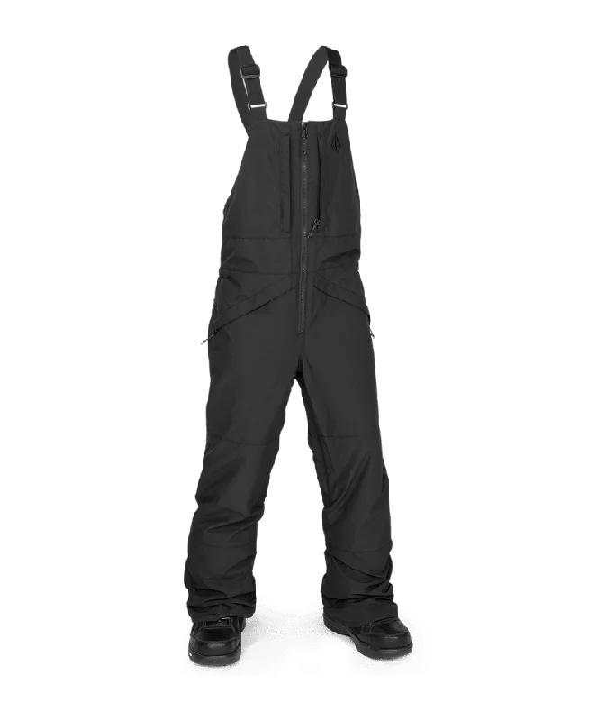 women's petite pantsVOLCOM Youth Barkley Bib Overall Snowboard Pants Black 2025