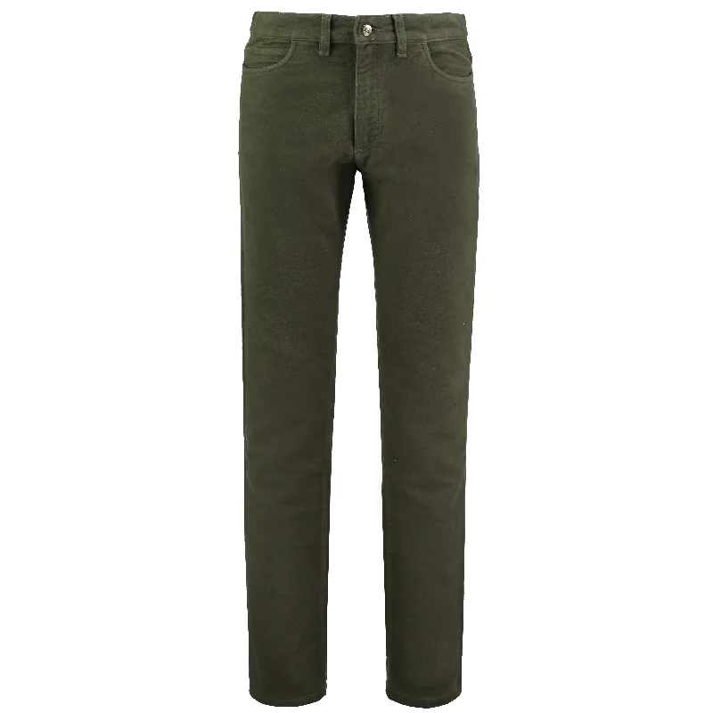 women's ripped pantsWild Cotton Stonecutter Moleskin Jeans - Olive