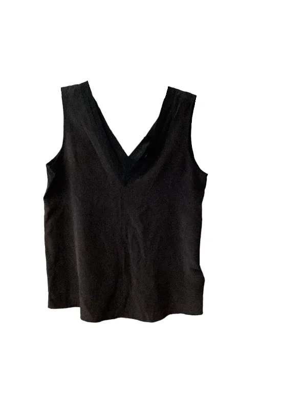 women's chiffon dressesBlack Top Sleeveless Designer All Saints, Size M