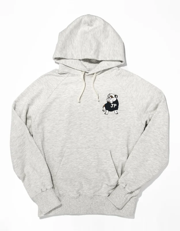 women's easy-to-wear dressesBULLDOG HOODIE - GREY