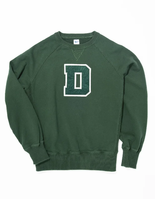 women's maximalist dressesDARTMOUTH SWEATSHIRT - GREEN