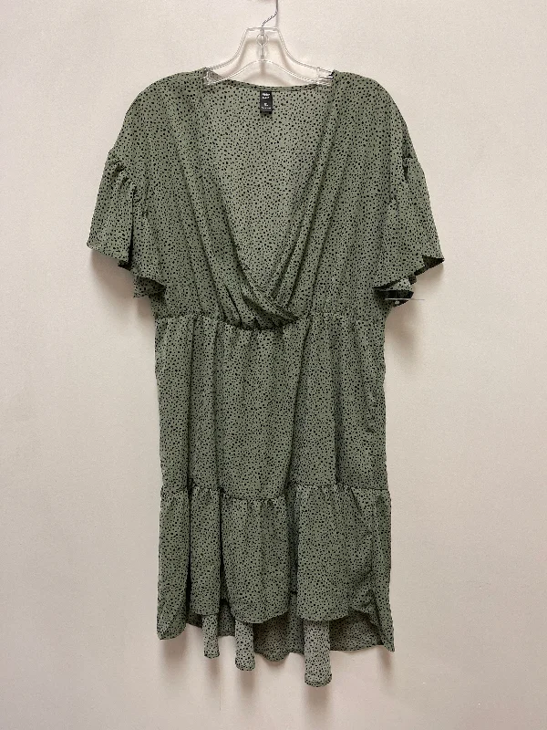 women's midi dressesDress Casual Short By Shein In Green, Size: 1x