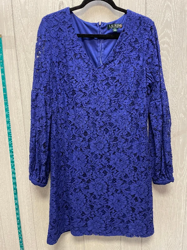 women's lightweight dressesDress Work By Lauren By Ralph Lauren In Blue, Size: Xl