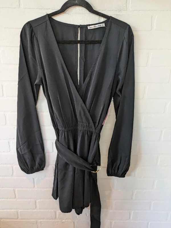 women's high-end dressesRomper By Abercrombie And Fitch In Black, Size: S