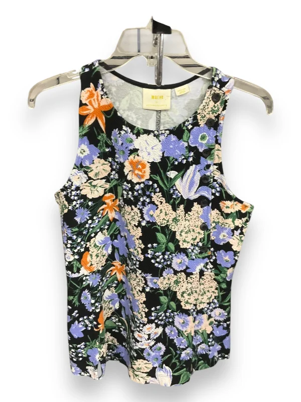 women's lace-up dressesTop Sleeveless By Maeve In Floral Print, Size: M