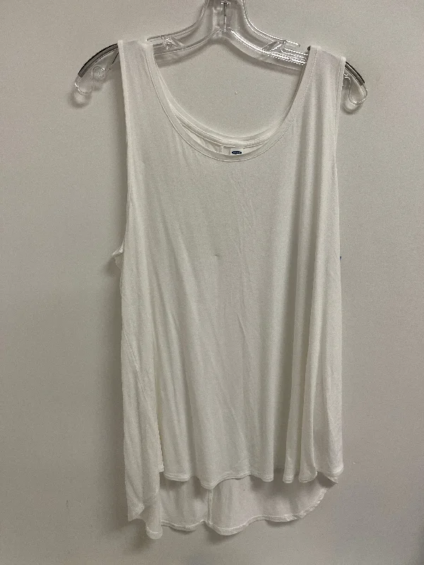 women's limited-edition dressesTop Sleeveless By Old Navy In White, Size: Xl