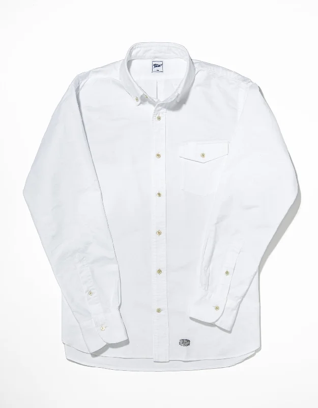 women's sustainable dressesWHITE OXFORD SHIRT - TRIM FIT